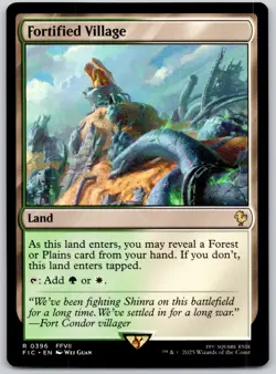 Fortified Village - Commander: FINAL FANTASY FIC- MTG - LP Magic - 396 R - Image 1