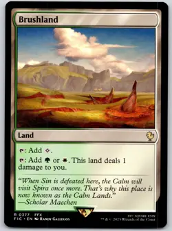 Brushland - Commander: FINAL FANTASY FIC- MTG - LP Magic - 377 R - Image 1