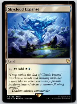 Skycloud Expanse - Commander: FINAL FANTASY FIC- MTG - LP Magic - 423 R - Image 1