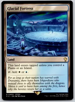 Glacial Fortress - Commander: FINAL FANTASY FIC- MTG - LP Magic - 400 R - Image 1
