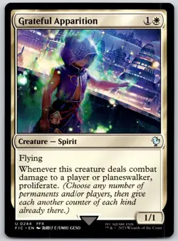 Grateful Apparition - Commander: FINAL FANTASY FIC- MTG - LP Magic - 244 U - Image 1