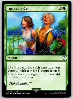 Inspiring Call - Commander: FINAL FANTASY FIC- MTG - LP Magic - 310 U - Image 1