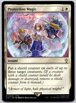 Protection Magic - Commander: FINAL FANTASY FIC- MTG - LP Magic - 24 R - Image 1