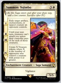 Summon: Yojimbo - Commander: FINAL FANTASY FIC- MTG - LP Magic - 28 R - Image 1