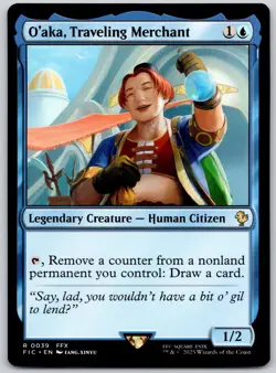 O'aka, Traveling Merchant - Commander: FINAL FANTASY FIC- MTG - LP Magic - 39 R - Image 1