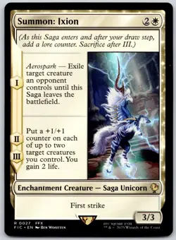 Summon: Ixion - Commander: FINAL FANTASY FIC- MTG - LP Magic - 27 R - Image 1