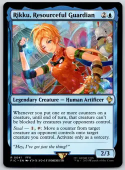 Rikku, Resourceful Guardian - Commander: FINAL FANTASY FIC- MTG - LP Magic - 41 - Image 1