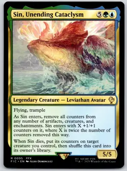 Sin, Unending Cataclysm - Commander: FINAL FANTASY FIC- MTG - LP Magic - 95 R - Image 1