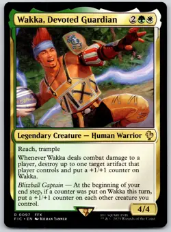 Wakka, Devoted Guardian - Commander: FINAL FANTASY FIC- MTG - LP Magic - 97 R - Image 1