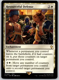 Resourceful Defense - Commander: FINAL FANTASY FIC- MTG - LP Magic - 251 R - Image 1