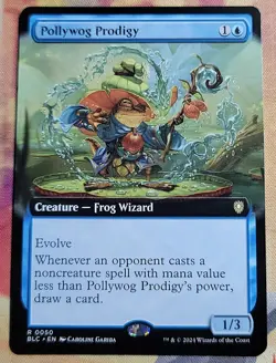 Pollywog Prodigy (Extended Art) MTG Commander: Bloomburrow (BLC) (NM) - Image 1