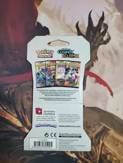 Pokemon Cosmic Eclipse Sleeved Booster Pack Bend on Sleeve New Sealed - Image 3