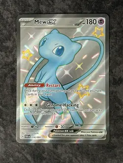 Pokemon TCG Mew EX 216/091 Paldean Fates Full Art Shiny Ultra Rare - Image 2
