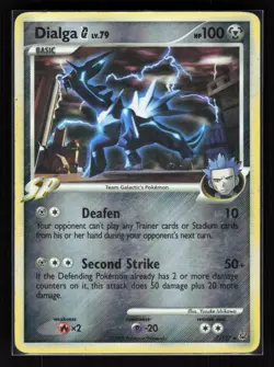 Dialga G Reverse Holo Holo Rare Pokemon Platinum 7/127 HP - Image 1