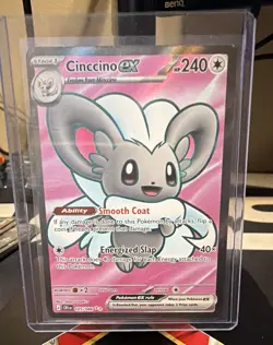 Pokemon TCG Cinccino ex Scarlet & Violet 151 105/086 Ultra Rare Holo FA EN - Image 1
