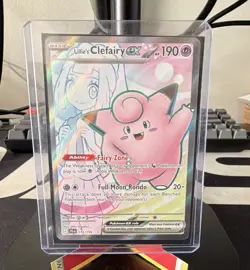 Pokemon TCG Lillie's Clefairy ex SV09 173/159 Full Art Holo Ultra Rare EN - Image 1