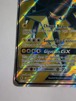 LP Vikavolt GX Full Art 134/145 Sun & Moon Guardians Rising Pokemon card English - Image 3