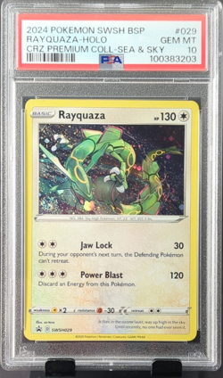 The Pokemon Company Rayquaza SWSH029 SWSH Promo Cards Holo PSA 10 EN 2024 - Image 1