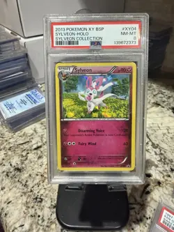 2013 POKEMON XY BLACK STAR PROMO SYLVEON #XY04 HOLO FOIL PSA 8 NM - Image 1
