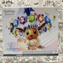 Pokemon Prismatic Evolutions Elite Trainer Box ETB New Factory Sealed - Image 1