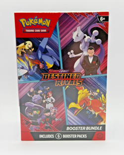 Pokemon Destined Rivals Booster Bundle Sealed 6 Booster Packs - Image 1