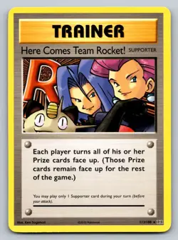 Pokemon Here Comes Team Rocket! Secret Rare XY - Evolutions 113/108 NM - Image 1