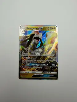 Kommo-o GX 100/145 Guardians Rising Ultra Rare Holo Pokemon Card LP - Image 1