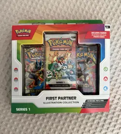 Pokemon First Partner Illustration Collection Pack Series 1 Sealed - Image 1