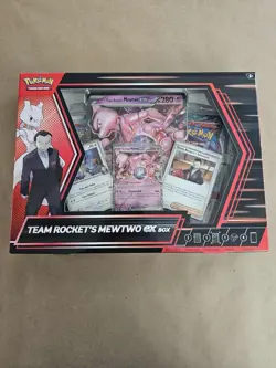 Pokemon TCG Team Rocket's Mewtwo ex Box Sealed New - Image 1