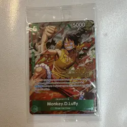 One Piece TCG Monkey D. Luffy P-135 Release Event Winner Stamped Foil - Image 1