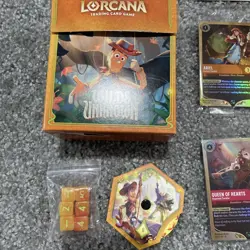 Disney Lorcana Wilds Unknown Pre Release Kit Complete Set. All 6 Promo Cards + - Image 3