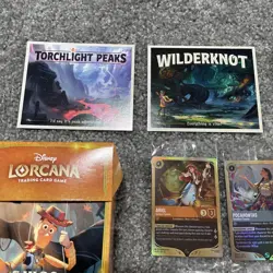 Disney Lorcana Wilds Unknown Pre Release Kit Complete Set. All 6 Promo Cards + - Image 4