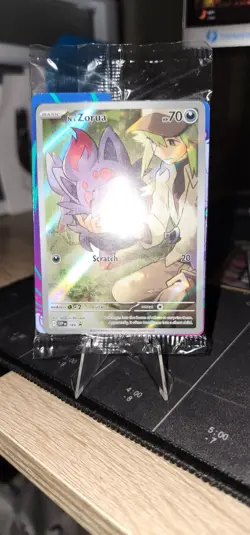 Pokemon TCG N's Zorua 189 Sv: Scarlet & Violet Promo Cards Holo SEALED. NM/M - Image 1