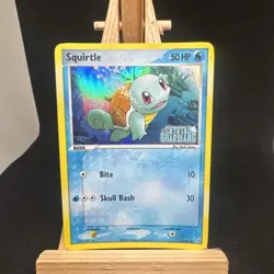 Squirtle 63/100 Holo Stamped EX Crystal Guardians Pokemon Card Read Description - Image 1