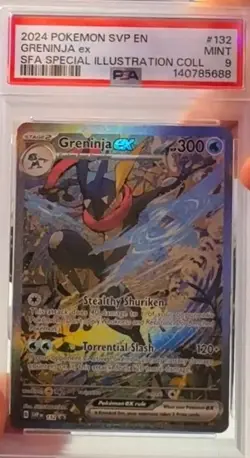 Greninja ex #132 Special Illustration Sv: Scarlet & Violet Promo Cards PSA 9 - Image 1