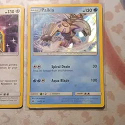 Pokemon Tcg Shining Legends Holo 3-Card Lot: Shining Volcanion, Arceus, Palkia - Image 4