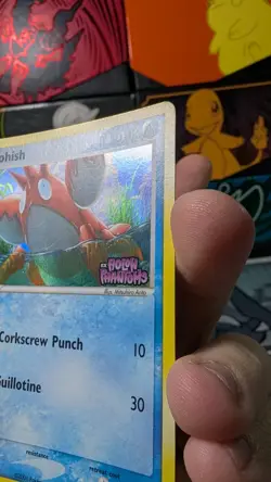 3 Vintage Pokemon Cards, Mew And Mewtwo Promo's + NM Holon Phantoms Corphish - Image 4