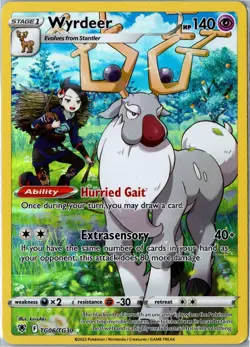 Pokemon Card - Wyrdeer Astral Radiance Trainer Gallery TG06/TG30 Holo LP - Image 1