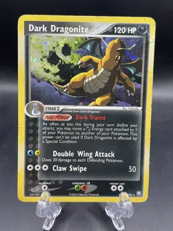 Dark Dragonite 15/109 Pokemon Card EX Team Rocket Returns Holo Rare HP/DMG - Image 1