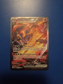 Team Rocket's Moltres ex - (Destined Rivals Stamp) 229/182 Miscellaneous Cards & - Image 1