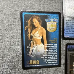 Raw Deal CCG WWE Divas Christy 7-Card Lot Comic Images - Image 2