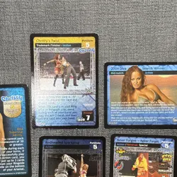 Raw Deal CCG WWE Divas Christy 7-Card Lot Comic Images - Image 3