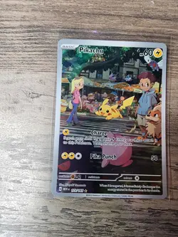 Pikachu Sir 173/165 Scarlet & Violet 151 Card NM Condition - Image 1
