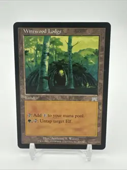 Magic The Gathering Onslaught Wirewood Lodge #329/350 MTG TCG CCG - Image 1