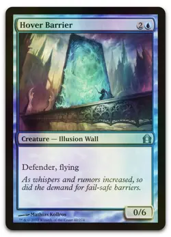 Hover Barrier #40 (Foil) (LP) Return to Ravnica RTR Magic MTG - Image 1