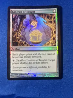 1x FOIL LANTERN OF INSIGHT x1 Fifth Dawn Original LP MtG Magic fast shipping - Image 1