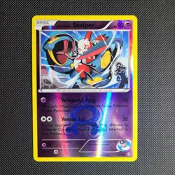 Team Aqua's Seviper - 9/34 2015 Double Crisis NM / M Pokemon TCG Reverse Holo - Image 1