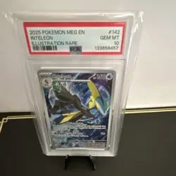 Pokemon Inteleon Me01: Mega Evolution 142/132 Illustration Rare Holo EN PSA 10 - Image 1