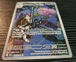 Pokemon- Team Rocket's Weezing 199/182- Destined Rivals- Illustration Rare Card - Image 2