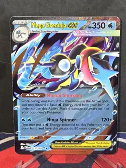 Pokemon Mega Greninja Ex Double Rare 022/086 Chaos Rising - Image 1